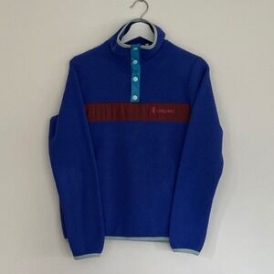 Blue Cotopaxi Teca Fleece Snap Neck Pullover Sweater Blue Size S Small
